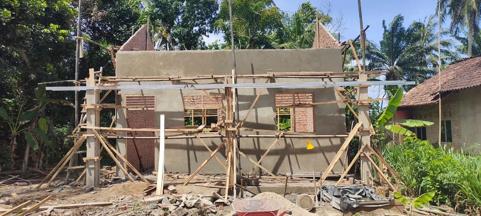 Bak Proyek Siluman, Pembangunan TK Ananda di Lamtim Diduga Tidak Sesuai RAB