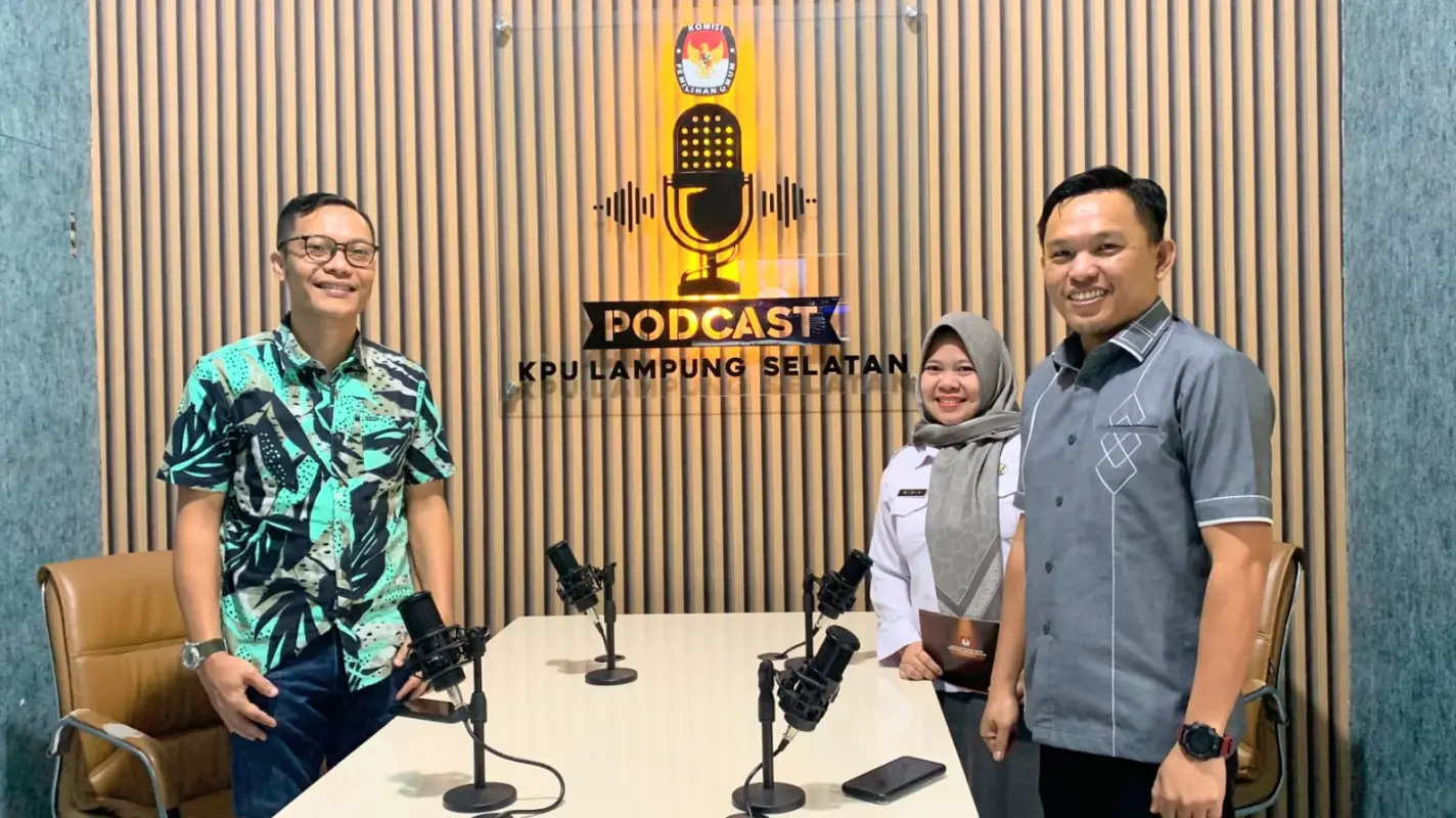 Dorong Jadi Ruang Demokrasi Digital, PWI Lampung Selatan Apresiasi Podcast KPU