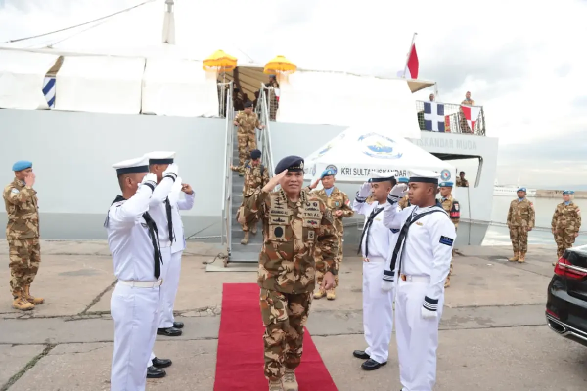 Kasal Hadiri Penyematan United Nations Medal Satgas MTF TNI Konga XXVIII-P/Unifil di Lebanon