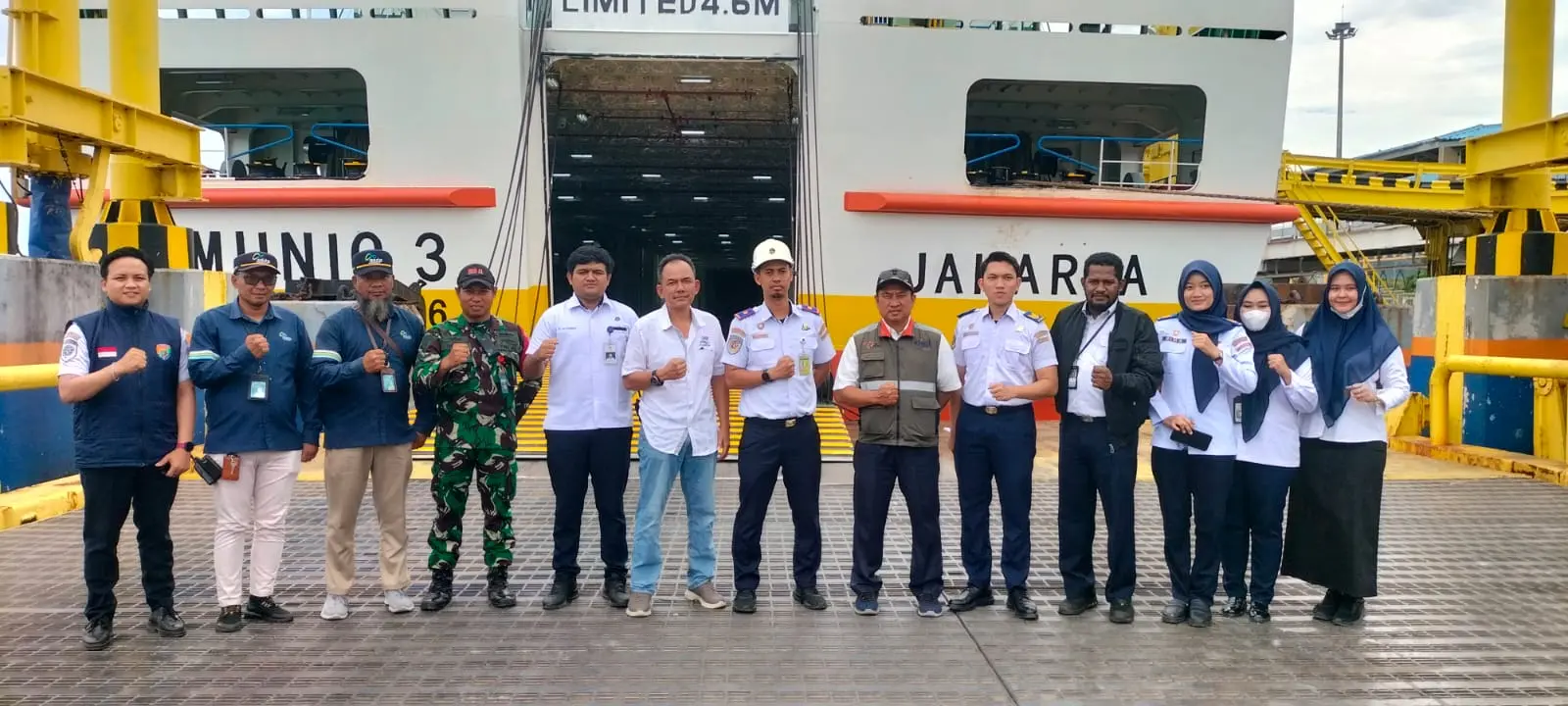 KMP Munic 3 Uji Coba Sandar di Pelabuhan ASDP Cabang Bakauheni