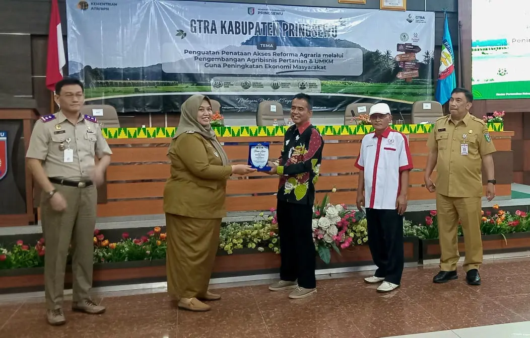 Perkuat Akses Agribisnis dan UMKM, Pemkab dan Kantah Pringsewu Gelar Rakor Reforma Agraria 2026