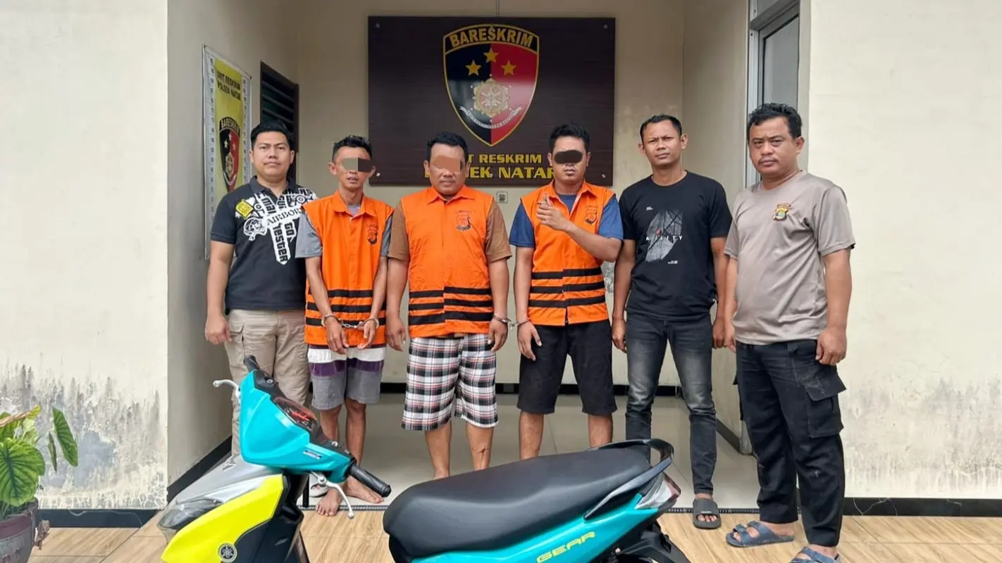 Tiga Pelaku Curat di Natar Berhasil Diamankan Polisi