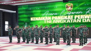 22 Pati TNI AD Naik Pangkat, Kasad: Di Balik Kebanggaan Ada Tanggung Jawab Lebih Besar
