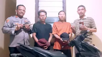 Dua Residivis Pencurian Sepeda Motor Ditangkap Tim Tekab 308 Presisi Polsek Palas