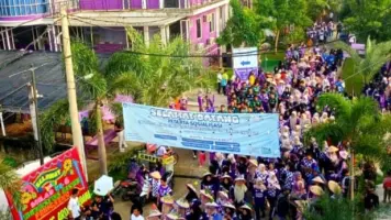 Meriahkan Milad Ke-6, UAP Pringsewu Gelar Jalan Sehat Gratis
