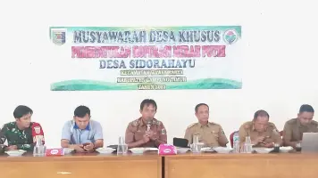 Pemdes Sidorahayu Gelar Musdesus Pembentukan Koperasi Desa Merah Putih
