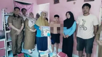 Pemkab Pringsewu Rujuk Bocah Penderita Tumor Ganas Ke RSPAD Gatot Subroto Jakarta