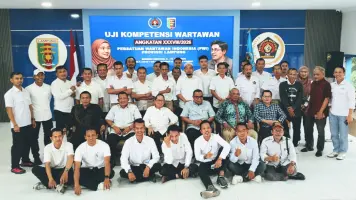 Perkuat Barisan Wartawan Berkompetensi, Dua Anggota PWI Lampung Selatan Lulus UKW ke-38