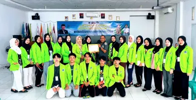 PWI Lamsel Bekali Materi Jurnalistik LDK DEMA STAI Yasba 2026