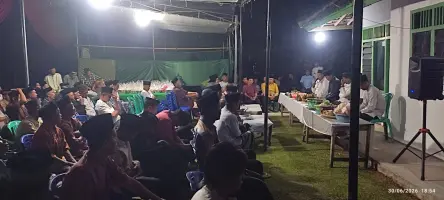 Suroan 1 Muharam 1448H, Pekon Patoman Gelar Tumpeng dan Berbagi Berkat