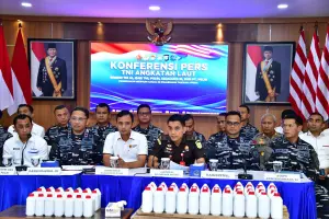 TNI AL Berhasil Gagalkan Penyelundupan Ratusan Kilogram Merkuri Ilegal di Tanjung Priok
